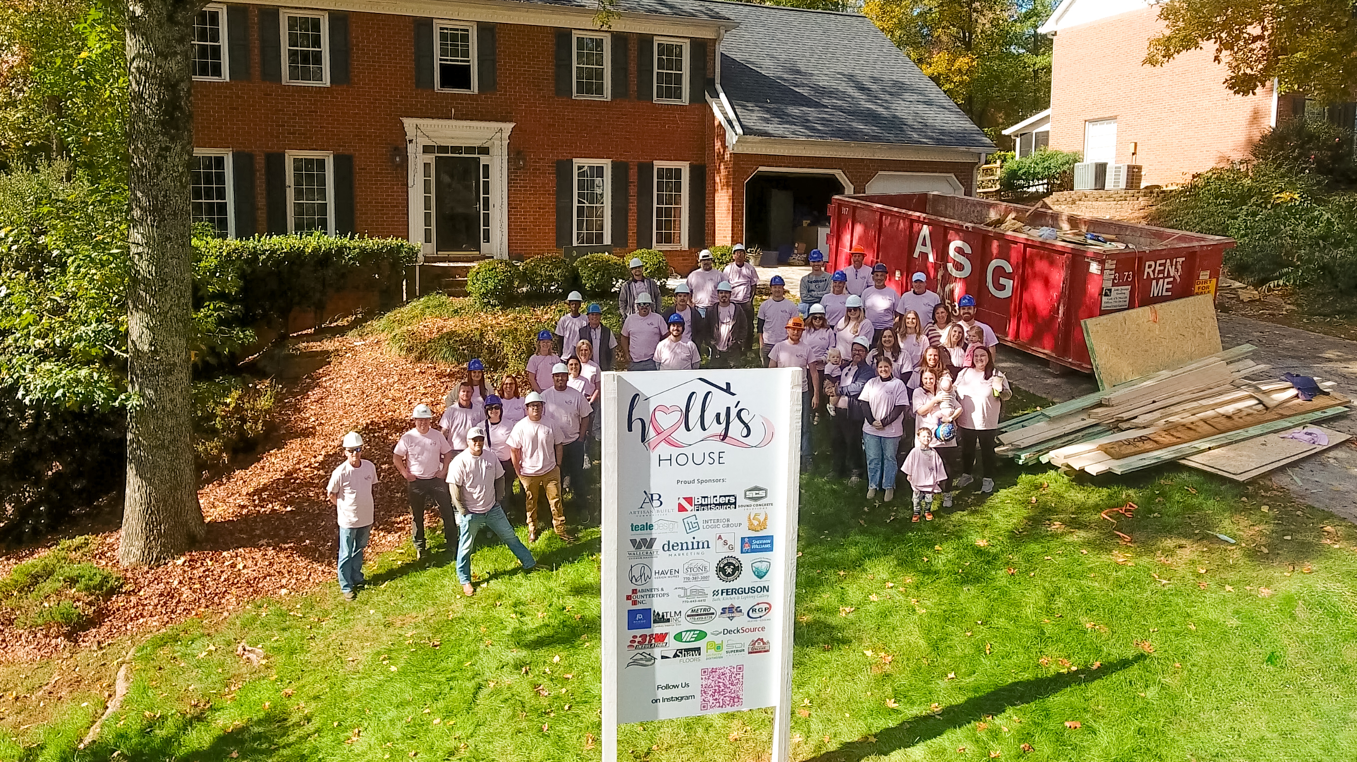 image of ashleigh's small group and volunteers